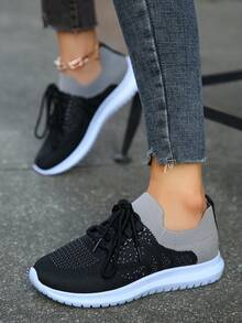 女性運動鞋 - 黑色 - 查看 2