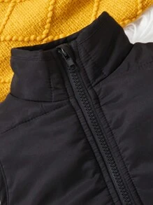 Baby Jungen Buchstaben Grafik, Hoodie mit & Weste-Jacke mit & Hose