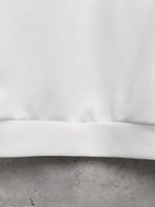 SHEIN 男大童字母圖案連帽衫和運動褲 - 藍色 - 查看 3