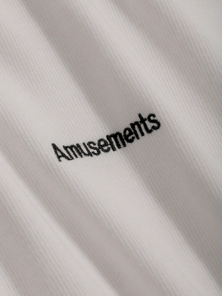 FRIFUL 字母圖案頂針落肩袖運動衫 - 白色 - 查看 5