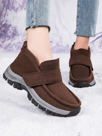 Bruna lågskurna vandringsskor för damer