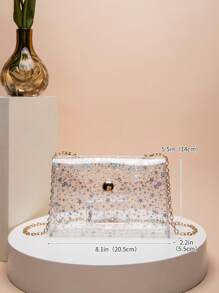 Túi Crossbody Nữ Đồ họa Chuỗi Đúng mốt - Nhiều màu - Xem 5