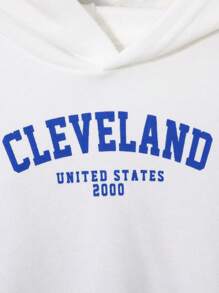 SHEIN 男嬰字母圖案連帽衫和運動褲&包 - 彩色 - 查看 5