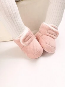 Infant Boots Kidsun Newborn Infant Shoes Girls Shoes Toddlers - Pink - View 3