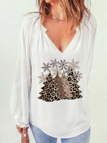 Blouse Imprimé Noël