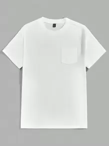 Manfinity Hypemode Men Plus 3pcs Solid Pocket Patched Tee - Multicolor - View 8