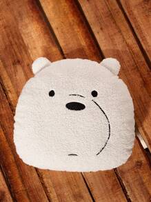 We Bare Bears X SHEIN Polar Bear Plush Pillow - White - View 4