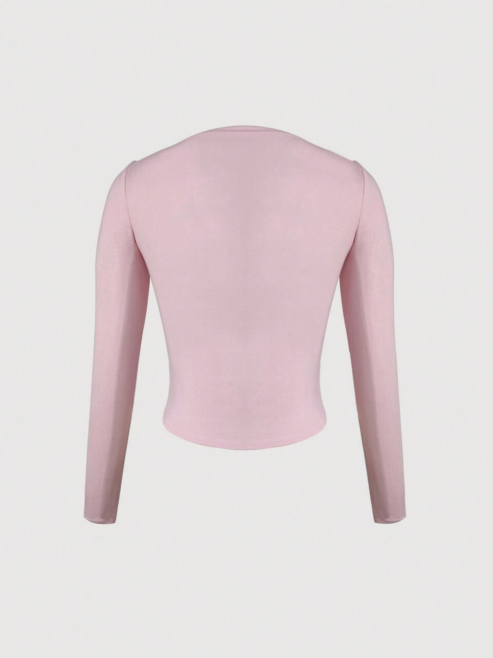 Solid Cut Out Tee Fall Cloth For Women