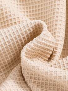 SHEIN 男嬰小熊印花3D耳朵設計連帽衫和運動褲&包 - 杏色 - 查看 8