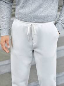 GENTILAND 男士字母圖案衛衣和衛褲 - 彩色 - 查看 5