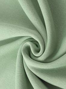 Manfinity Homme Loose Men Letter Graphic Drop Shoulder T-Shirt - Green - View 3