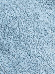 男小童卡通刺繡3D設計連帽腰帶絨毛外套 - 彩色 - 查看 5