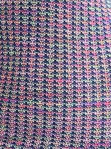 SHEIN Unity Space Dye Contrast Trim Sweater Dress - Blue - View 8