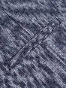 Men Plus Button Front Waistcoat Without Shirt - Dusty Blue - View 4