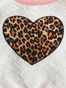 2入組嬰兒女童長袖上衣和褲子套裝,秋冬季休閒裝 - 白色 - 查看 6