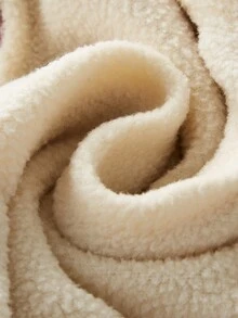 SHEIN 女小童熊植絨絨毛運動衫 - 粉色 - 查看 5