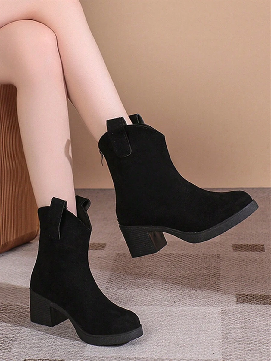 女士們時髦靴子 - 黑色 - 查看 1