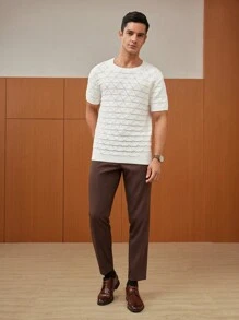 Manfinity VCAY Men Pointelle Knit Top