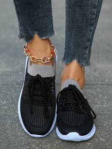 女性運動鞋 - 黑色 - 查看 4