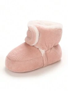 Infant Boots Kidsun Newborn Infant Shoes Girls Shoes Toddlers - Pink - View 4