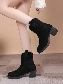女士們時髦靴子 - 黑色 - 查看 2