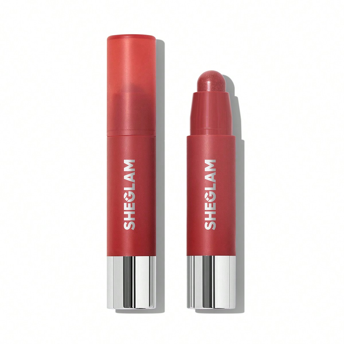 Just Kissed Lipstick Crayon-Red Velvet Shimmer Matte Lip Glow Lipstick High Pigment Lip Balm Lip Makeup Hot Pink Lipstick Lip Combo Brand Beauty Makeup Face Paint Cosmetic For Women Girls Perfect For Spring Summer Ideal For Y2K Fancy Fashion Suitable For Birthday Mother'S Day Gift Rave Party Ready Best Color