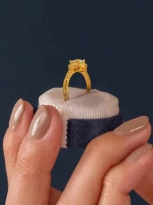 ESBERRY 1 件 2 克拉莫桑石钻石订婚戒指 女士结婚戒指 S925 纯银闪耀金戒指 承诺戒指 永恒戒指 周年纪念戒指 情人节奢华女士珠宝礼物