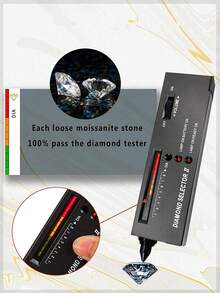 1入組閃耀莫桑石水鑽訂婚戒指婚戒適合女士S925純銀彩色定情戒指永恆戒指週年紀念日戒指情人節奢華首飾類禮物 - 銀色 - 查看 7