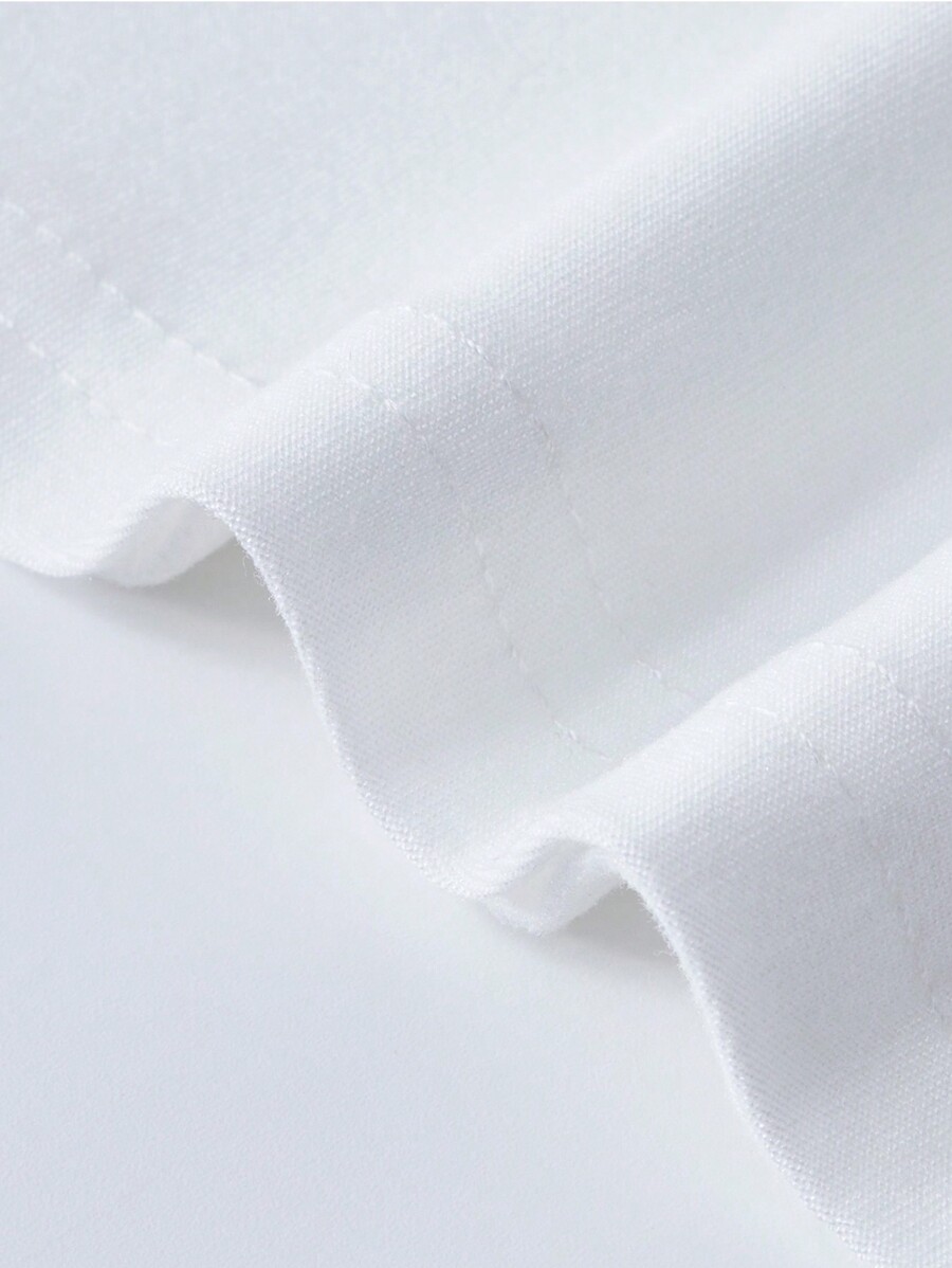 Young Girl Lucky Clover Graphic Print Short Sleeve TShirt, Summer