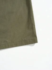 SHEIN EZwear Flap Pocket Side Cargo Pants