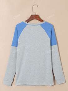 CILKOO Felpe color block manica raglan