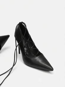 CUCCOO SZL Women's High-Heeled Shoes - Black - View 6