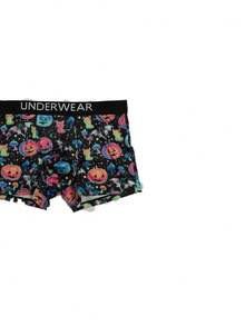 Men's Halloween Printed Boxer Briefs - Multicolor - View 4