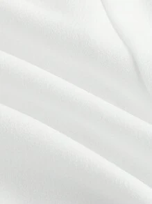 SHEIN MOD Women's Floral Print Sleeveless Jacket - White - View 3