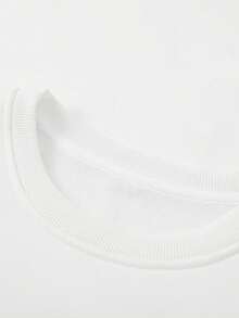 Manfinity Hypemode Nam Đồ họa Chữ cái Áo nỉ - trắng - Xem 3