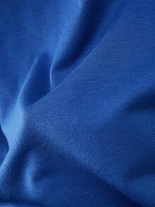 Manfinity Loose Fit Men's Letter Graphic T-Shirt & Drawstring Waist Sweatpants - Multicolor - View 5