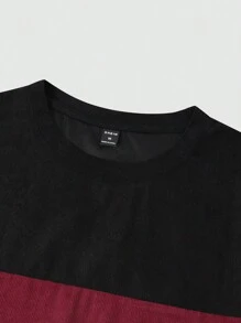 Manfinity Homme Uomo Maglietta bicolore
