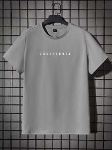 Manfinity RebelGame 男士大碼T恤 - 灰色 - 查看 1