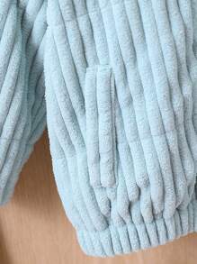 Baby Boy Zip Up Padded Coat - Green - View 5