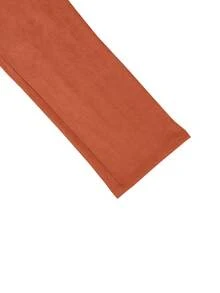 Manfinity Hypemode Men 1pc Patched Pocket Corduroy Overall Jumpsuit - Orange - View 6