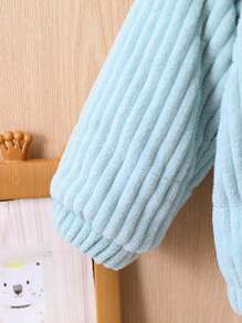 Baby Boy Zip Up Padded Coat - Green - View 4