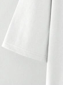 Manfinity EMRG Men Slogan Graphic Drop Shoulder Tee - White - View 4