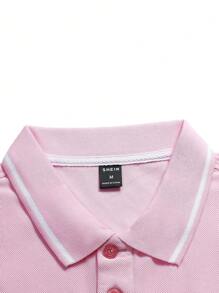 Manfinity Homme Men Solid Polo Shirt