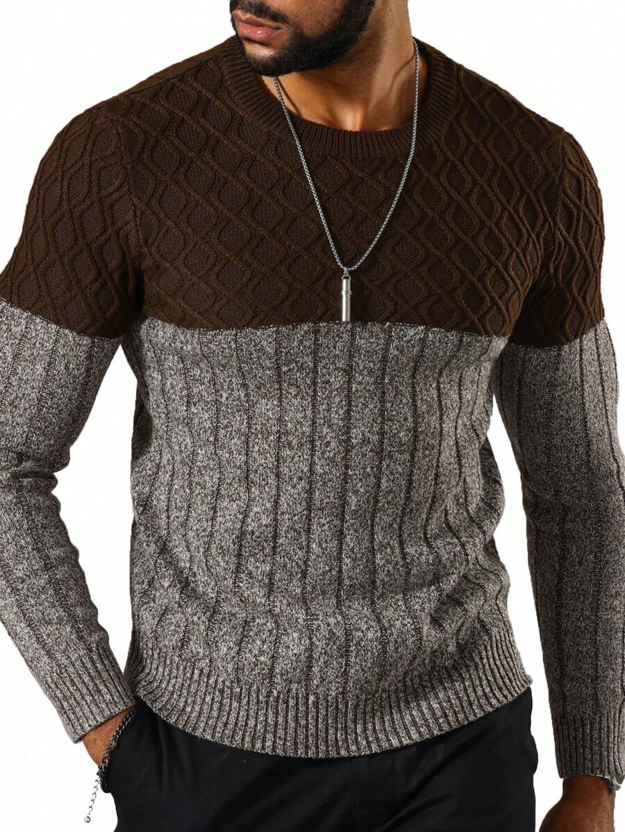 Manfinity Homme Nam Hai âm Áo len - Nhiều màu - Xem 1