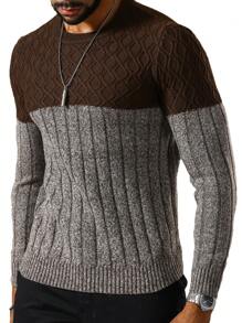 Manfinity Homme Nam Hai âm Áo len - Nhiều màu - Xem 3