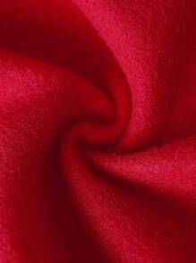 Manfinity Hypemode Herren Baseball Jacke Mit Hot Dog Und Pommes Frites Druck Und Kontrast Farbe - Lockere Passform - Rot-Weiß - Übersicht 5