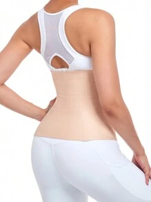 Apricot Fabric High Stretch Waist Trainer For Women Weight Loss - Apricot - View 5