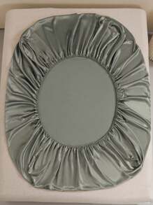 Satin Sheet Set - Light Grey - View 5