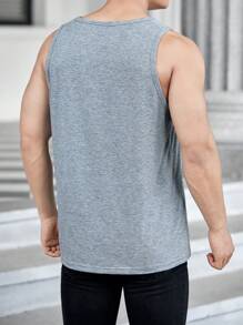 Manfinity BRENVOR Men Tropical Print Tank Top