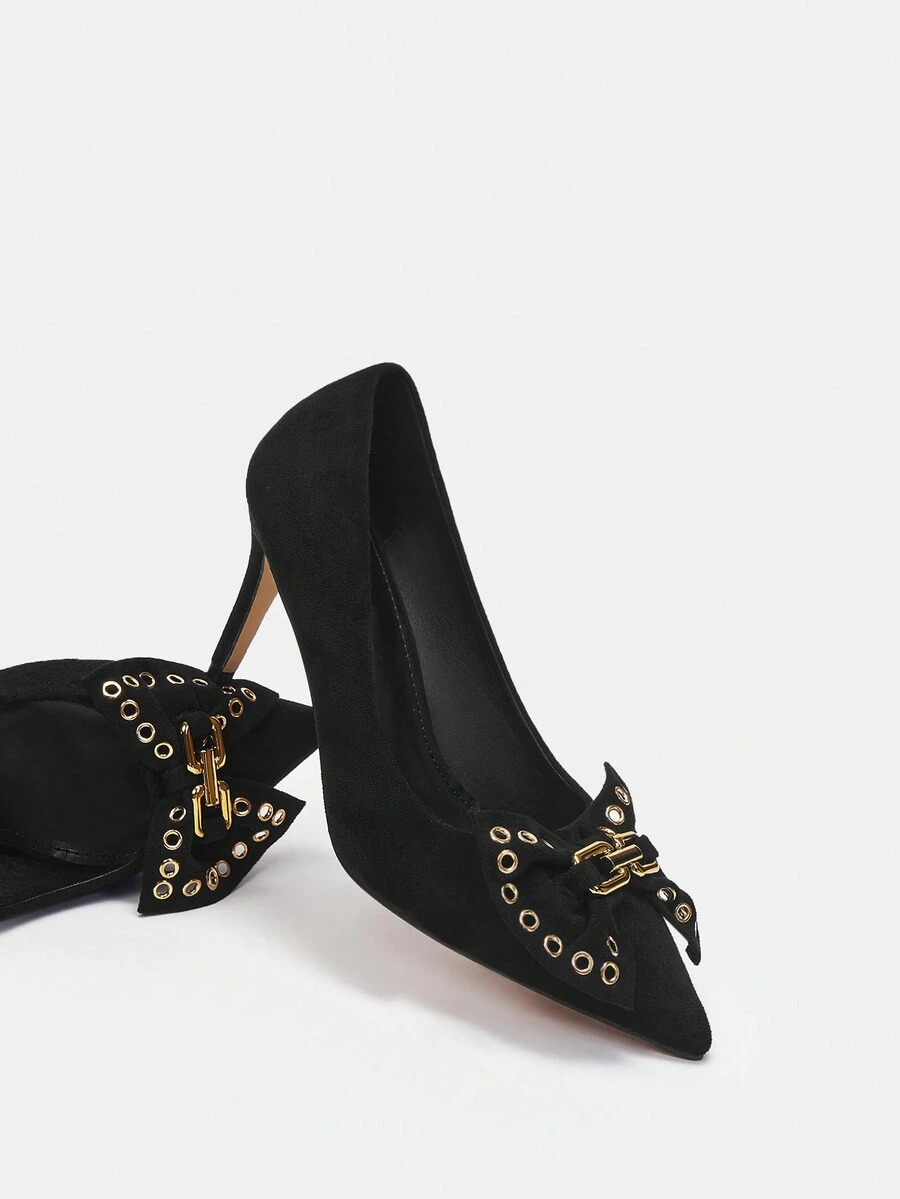 SheIn BIZ Của phụ nữ Giày cao gót - màu đen - Xem 1